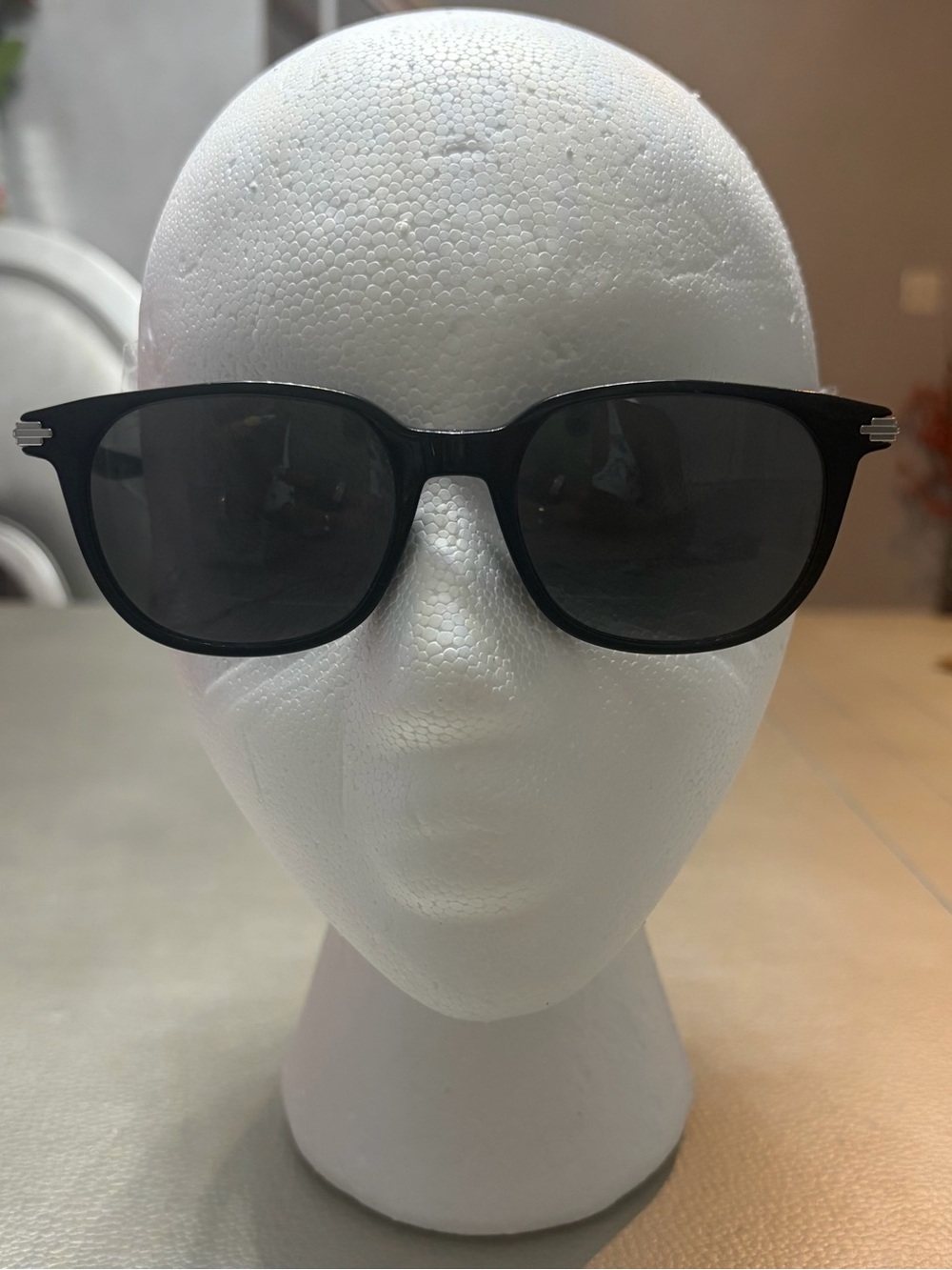 AUTHENTIC CHRISTIAN DIOR BLACKSUIT S12I BLACK SUNGLASSES W/ BOX & POUCH
